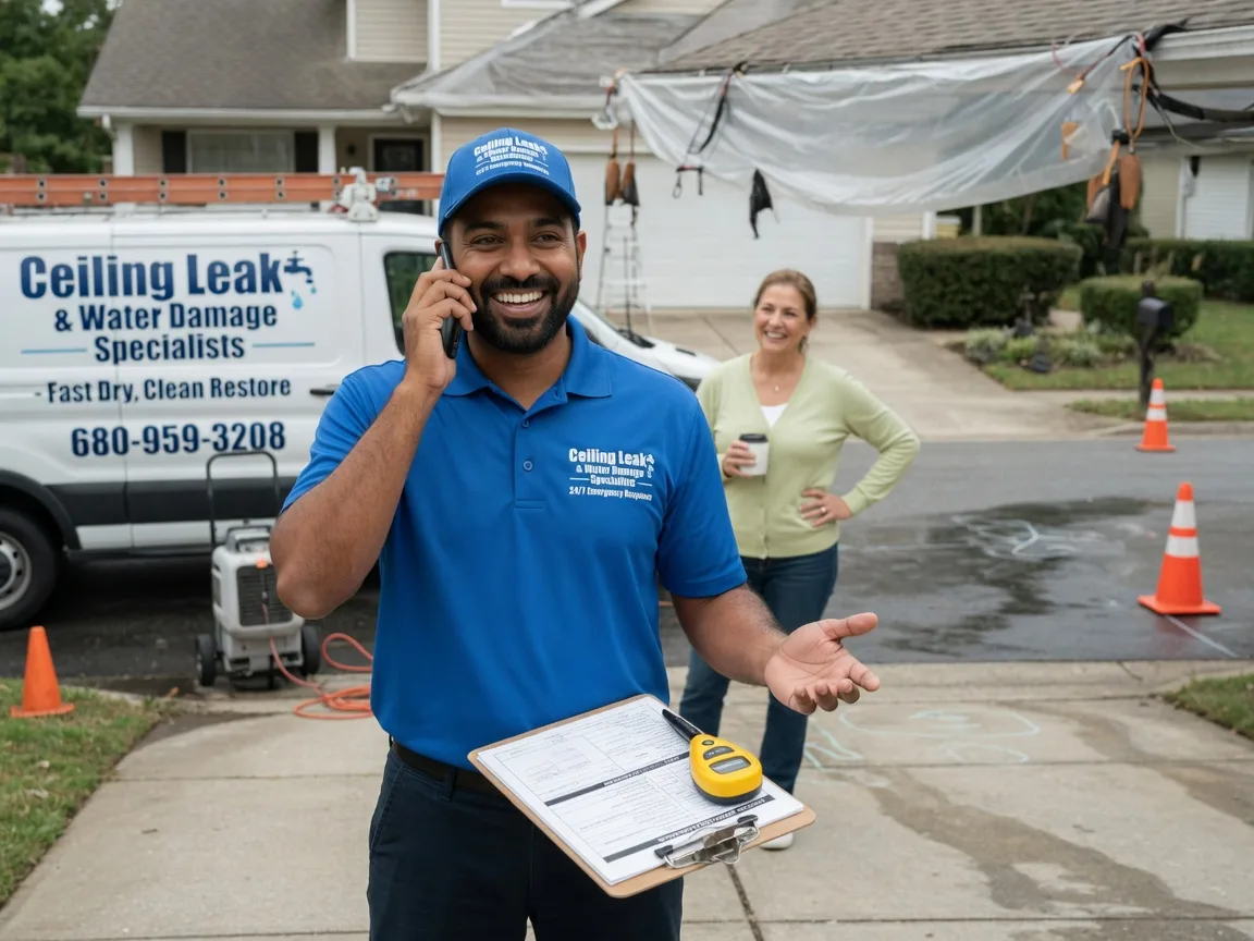 Ceiling Leak Cleanup Park City, KS FAQs
